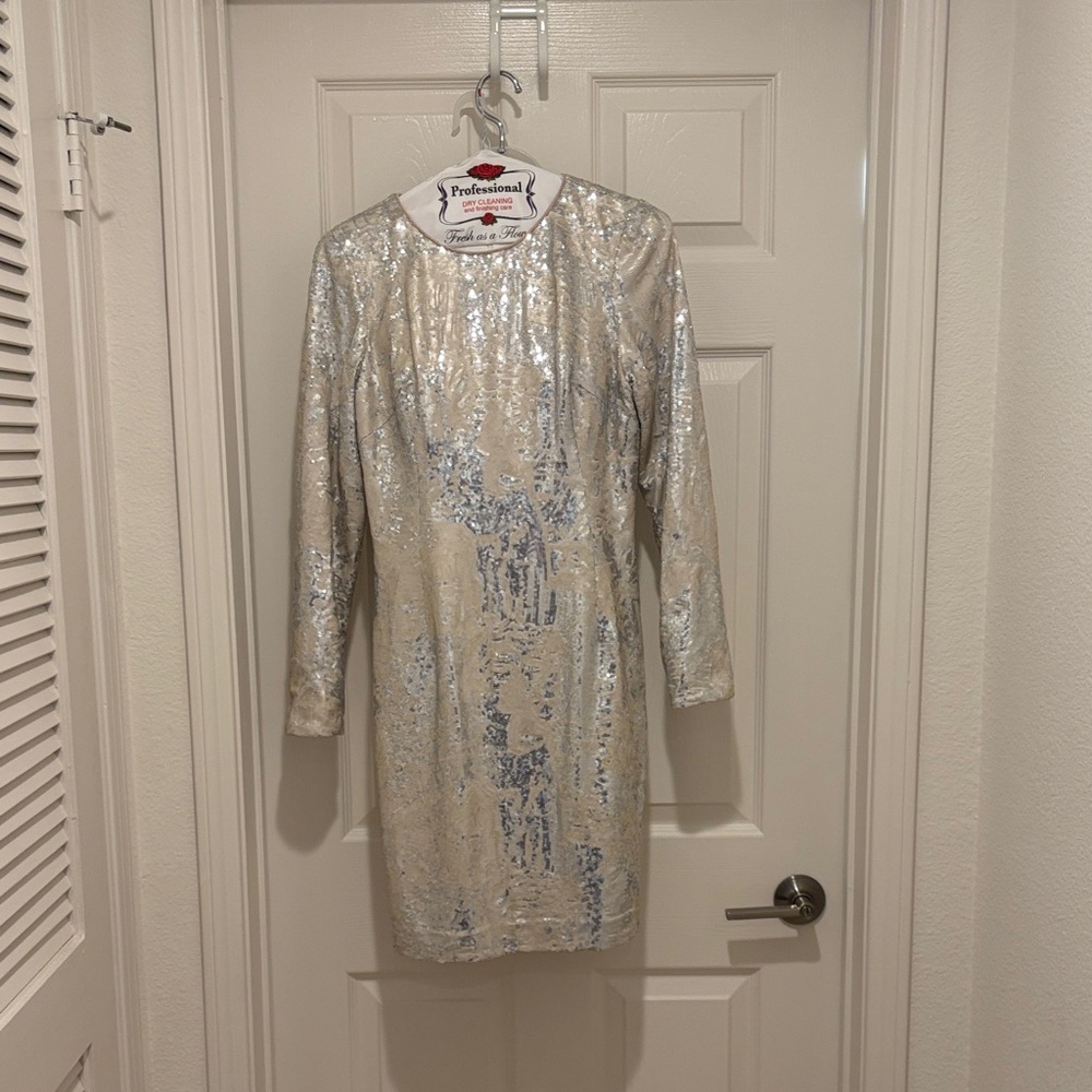 Sequin Mini Dress - Couture Rose Taft by Melanie Harris.